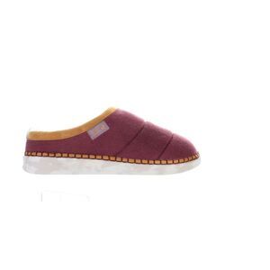 Dr. Scholl's Womens Cozy Vibes Burgundy Mule Slippers Size 9.5 Medium (B, M)